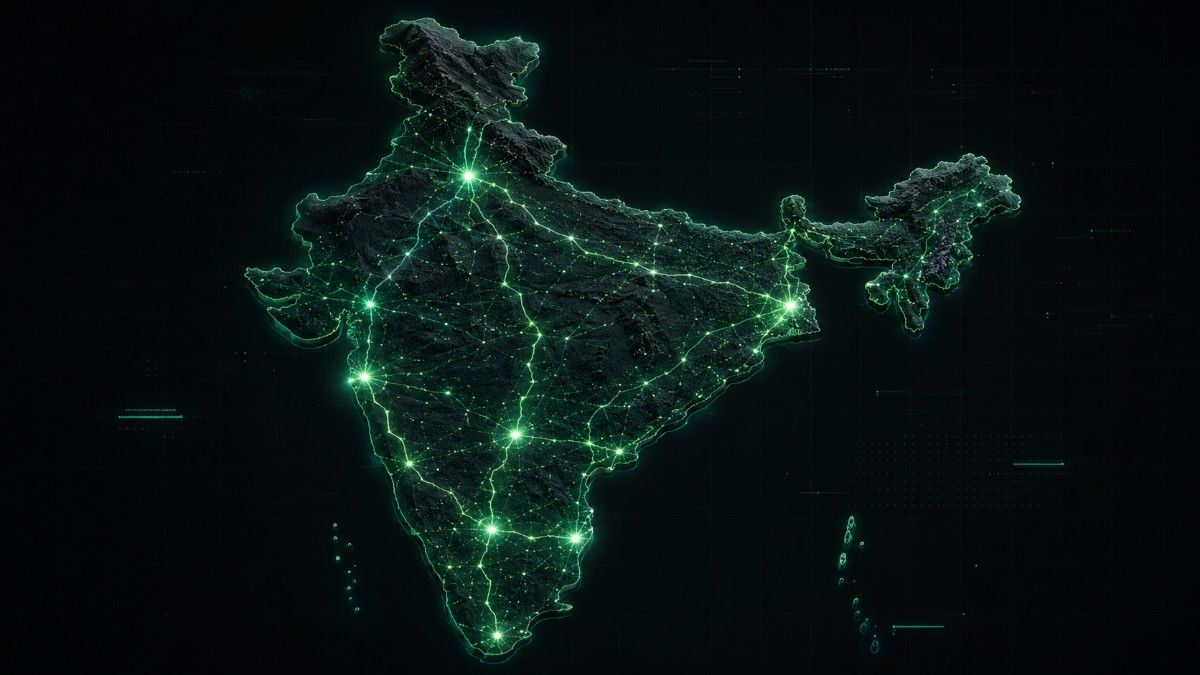 India route network map